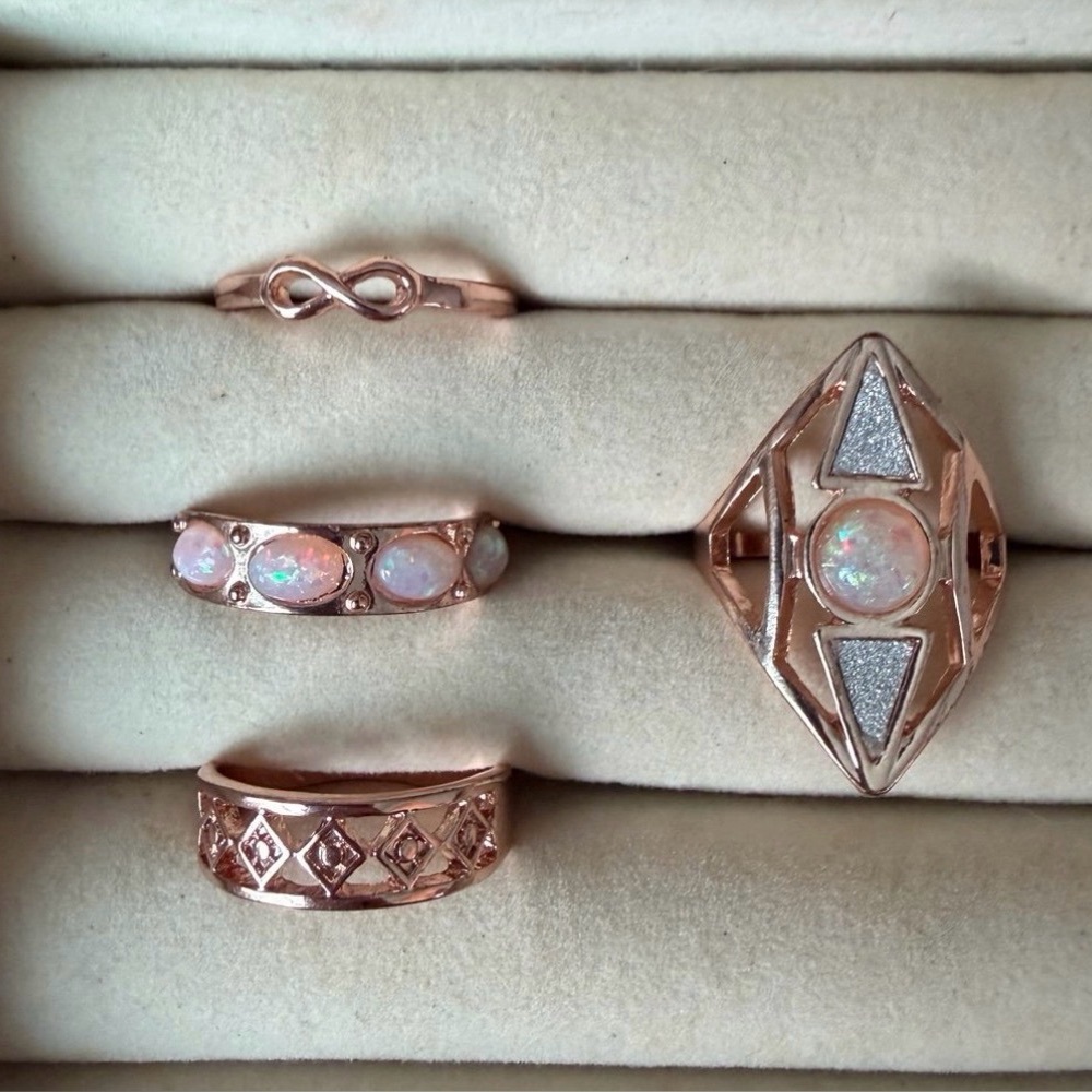 Size 8 Rose Gold Rings
